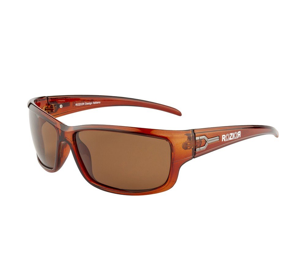 Rozior Brown Men Women Polarised Sunglass with UV Protection Brown Lens with Brown Frame (Lens: Brown || Frame: Brown, Model: RWPP503C2)