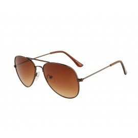 Rozior Brown Kids Sunglass with UV Protection Brown Lens with Brown Frame  (Lens: Brown || Frame: Brown, Model: RWUK0909C2)
