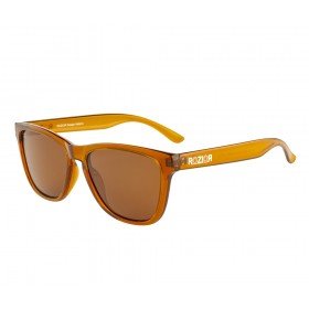Rozior Brown Men Women Polarised Sunglass with UV Protection Brown Lens with Brown Frame Model: RWP8200C2