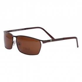 Rozior Coffee Men Women Polarised Sunglass with UV Protection Brown Lens with Coffee Frame  (Lens: Brown || Frame: Coffee, Model: RWP2848C2)