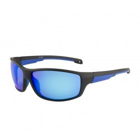 Rozior Black Men Women Polarised Sunglass with UV Protection Blue Mirror Lens with Black Frame  (Lens: Blue Mirror|| Frame: Black, Model: RWPP507M4)