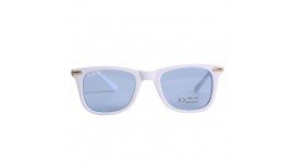 Rozior White Kids Sunglass with UV Protection Blue Lens with White Frame, MODEL: RWUK169C4