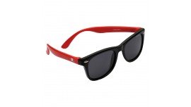 ROZIOR Kids Sunglass with UV Protection Smoke Lens with Black Frame, MODEL: RSHUK12667C5