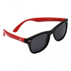 ROZIOR Kids Sunglass with UV Protection Smoke Lens with Black Frame, MODEL: RSHUK12667C5