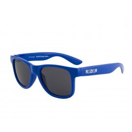 Rozior Blue Kids Sunglass with UV Protection Smoke Lens with Blue Frame  (Lens: Smoke|| Frame: Blue, Model: RWUK1028C4)