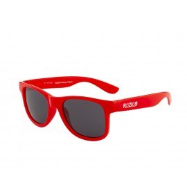 Rozior Red Kids Sunglass with UV Protection Smoke Lens with Red Frame (Lens: Smoke|| Frame: Red, Model: RWUK1028C5)