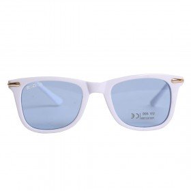 Rozior White Kids Sunglass with UV Protection Blue Lens with White Frame, MODEL: RWUK169C4
